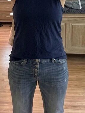 Navy Racerback Athletic Tank Top